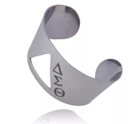 Open Cuff Silver Bang Bracelet