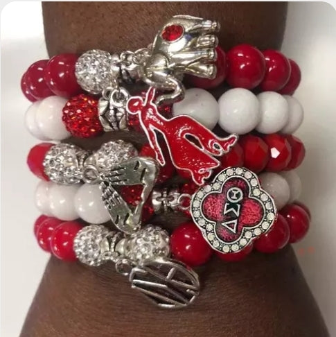 Stacked Silver Trinkle Bracelets