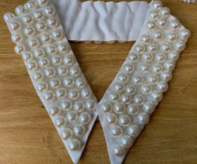 Cream Pearl Collar