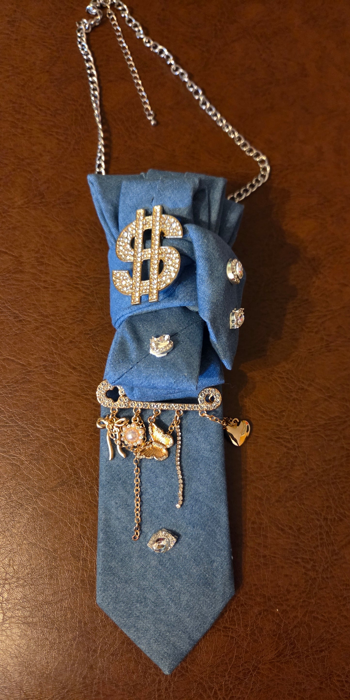 Statement Money Necktie Necklace