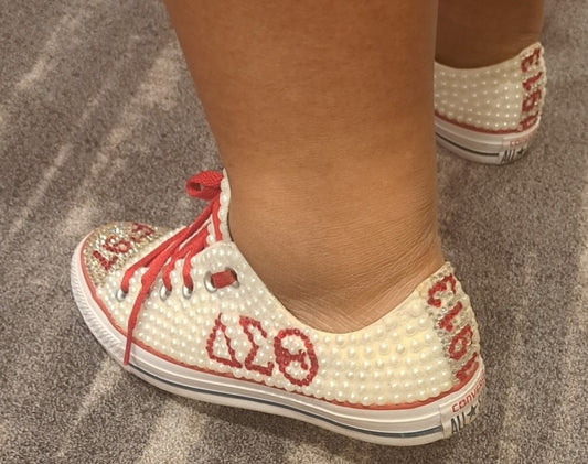 Blingz Converse/White