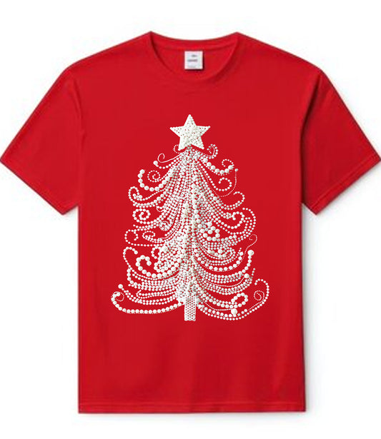 Pearl Christmas Tree Tshirt