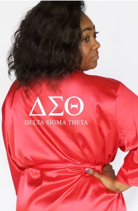 Delta Satin Robe