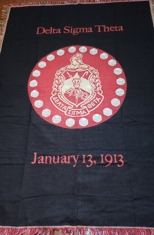 Delta Sigma Theta Afghan (OUT OF STOCK)