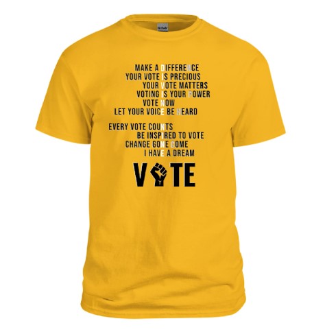 Gold Vote Tshirt