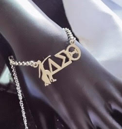 Delta Sigma Theta Bracelet Stainless Steel