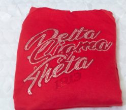 Bling (Delta Sigma Theta Hoodie) Red