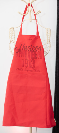 Customized Apron, Red or Black
