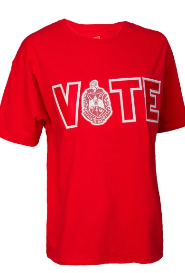 Red Vote Shirt with Shield